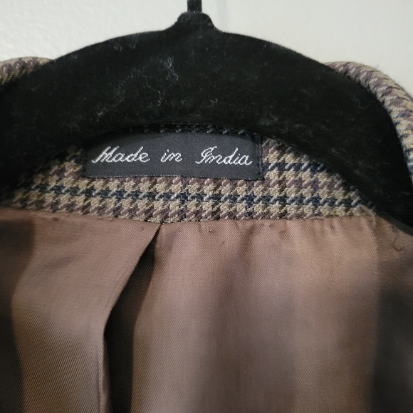 Lauren Ralph Lauren Men's Houndstooth Preppy Blazer Jacket. Size 40S - Picture 6 of 10